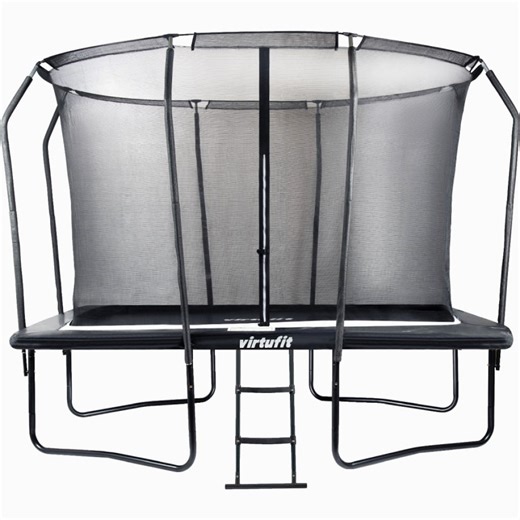 Outdoor trampoline with safety net Virtufit 213x305cm Inside Net Premium