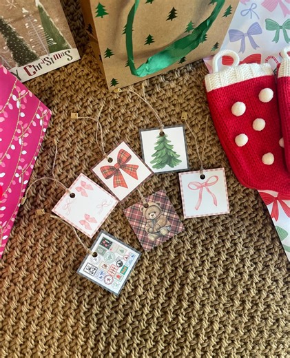 Gift Tags | 4-pack | Handmade - Etsy