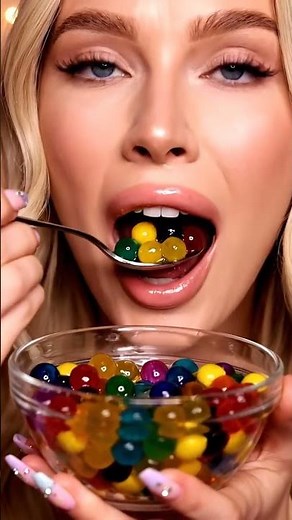 Booba Jelly Candy Eating ASMR 🍬 | Realistic Sounds & Soft Whisper #satisfying #satisfyingasmr