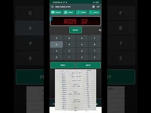 How to Execute 8085 Microprocessor Program Using Android Mobile App? | S VIJAY MURUGAN