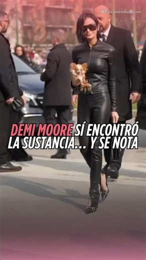 Demi Moore sí encontró la Sustancia… y se nota 💉