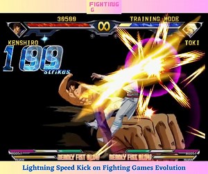 Lightning Speed Kick on Fighting Games Evolution | Fighting Gamers