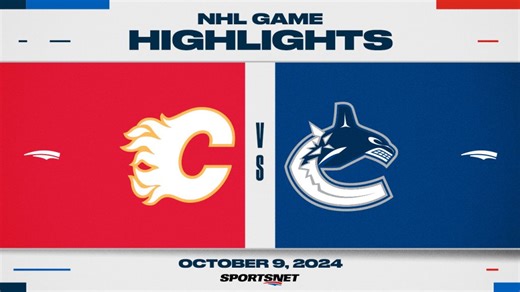 NHL Highlights: Flames 6, Canucks 5 (OT)