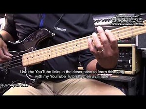 Gimme Some Lovin' Spencer Davis Group Bass Guitar Cover - LESSON Link ‪@ericblackmonmusicbass9175‬