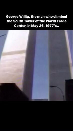 wtc on Instagram: "45 years ago, on May 26 1977’s.. George human fly Willig,climbed the World Trade Center, people asked him a question why he did that, and he told us that these two towers were very attractive and beautiful, so he wanted to feel pleasure from the twins, and so it happened, he succeeded.. Let me remind you, that the total height of the South Tower was 1,362 feet.. Each tower had 110 floors, The complex contained 13,400,000 square feet (1,240,000 m2) of office space.. 🏷•: #wtc #