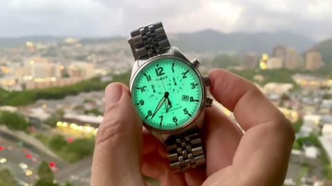 Walmart's $134 Timex chronograph is my go-to watch, and it has a convenient light-up feature