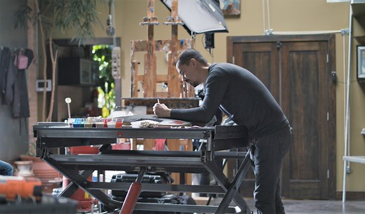 Artists create paintings designed to be tempered in space on Blue Origin’s rocket