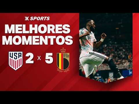 United States 2 x 5 Belgium - Highlights - Friendly Match