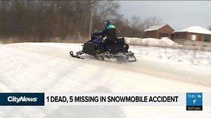Fatal snowmobile accident on Lac-Saint-Jean