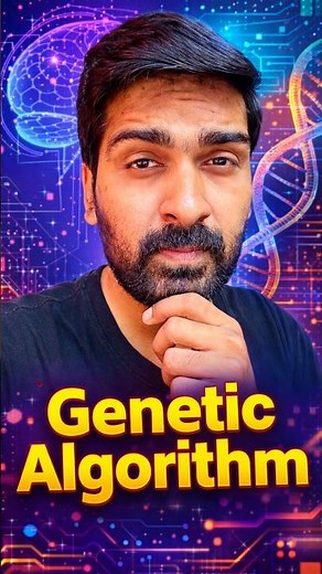 😳Genetic Algorithm – AI Ka Evolution Secret! #shorts #ai #logicsjaano