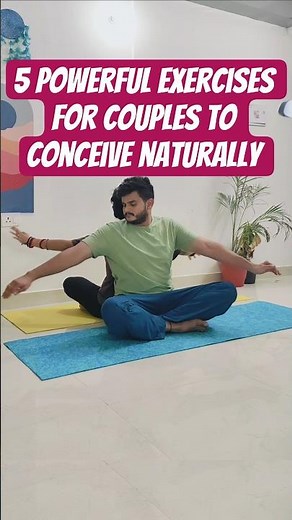 Try These 5 Exercises To Conceive Naturally🤰👶#fertility #femalehormones #hormonebalance #yoga
