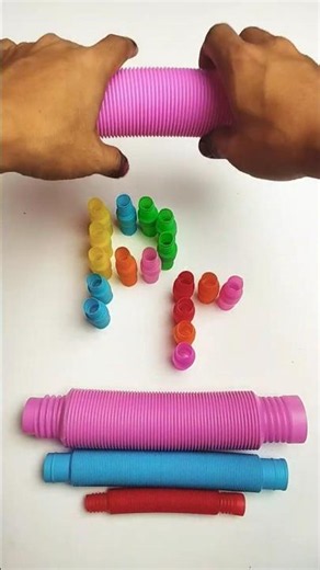 Satisfying Voicing of POP Tube | diy #asmrsound #relaxing #poptubesound #shorts #insideout