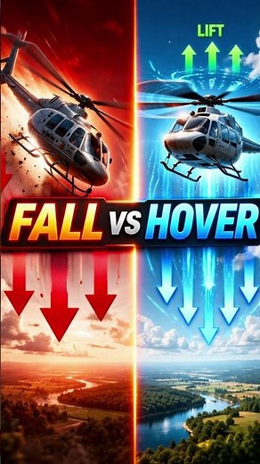 Why Helicopters Don’t Fall – Physics Explained! #shorts #education #science #physics #viralvideo