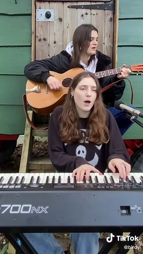 Surrender Live Performance with Caitlin in the Garden