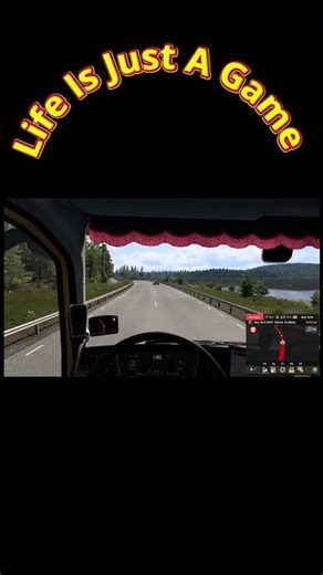 Running 150km/h in Nordic Horizons DLC in ETS2 #ets2 #eurotrucksimulator2