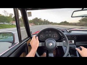 1986 Alfa Romeo Spider Driving Video