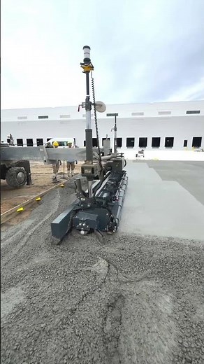 Concrete Laser Screed Machine Explained | Advanced Concrete Finishing Technology #concrete #facts