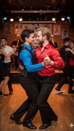 Gay Couple dance Samba de Gafieira dancing dancers