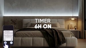 OMIKA 33FT Super Bright 3200LEDs COB LED Strip Lights Outdoor Waterproof, 6000K Cool White Plug in Rope Light Tape Light Flexible with Self-Adhesive Timer Dimmable for House Garden Camping DIY