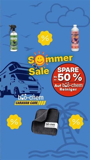 Sommer Sale: Bis zu 50% auf bio-chem Reiniger!