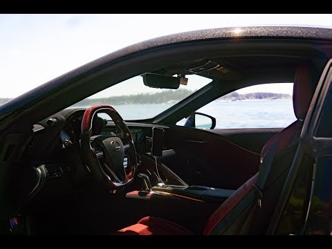 Lexus LC500 carbon steering wheel Installation
