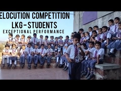 Elocution Competition | LKG Kids Amazing Performance 🌟Tiny Speakers, Big Confidence! #kids #speech