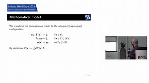 An energy-based finite-strain model for 3D heterostructured materials