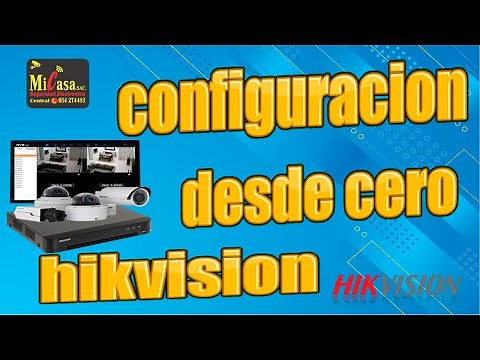 como configurar DVR HVR 4.0 HIKVISION desde cero