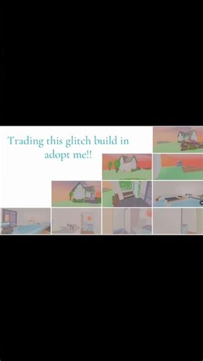 🏡 Trading my Glitch Cottage Build in Adopt Me! ✨Looking for good offers 👀