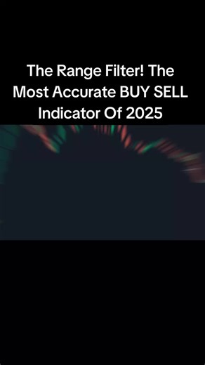 The Range Filter: Accurate BUY SELL Indicator 2025