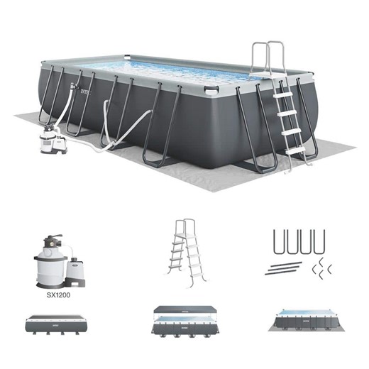 Reviews for Intex Ultra XTR 18 ft. x 9 ft. Rectangular 52 in. Deep Above Ground Pool Set | Pg 1 - The Home Depot