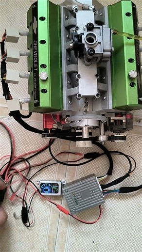 DIY V8 engine model #model #machine #engine #enginemodel #rc #v8 #v8engine #diy #racing #gokart #car | Chuan QI Engine