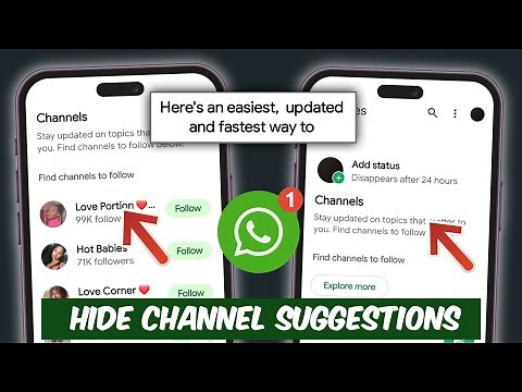 How to Hide WhatsApp Channels Suggestions 2025 | How to Hide & Remove Channels in WhatsApp