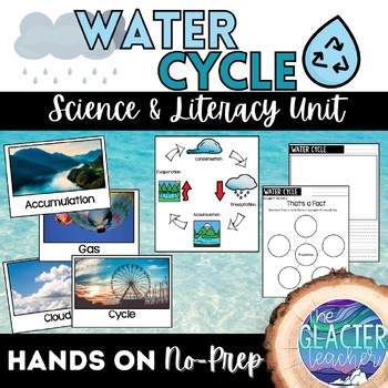 Water Cycle | Science & Literacy Unit | No-Prep Activities 2nd 3rd Grade