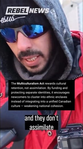 Ryan Larche on Instagram: "I was interviewed by Rebel News on the 7th during my small #LiberateCanada gathering. I briefly spoke about Canadian culture & the Multiculturalism Act.🇨🇦 It was so cold out on the 7th, my brain froze before my mouth did - I wasn't stuttering, I was buffering. 🥶😂 Canada isn’t just geography — it’s shared civic values: rule of law, free speech, responsibility, unity, and respect for the institutions that built this country. If we won’t define our culture, we can’t d