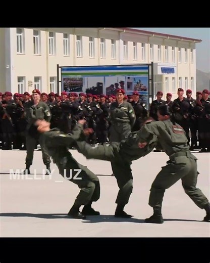 Milliy gvardiya female soldiers combat demonstration #military #uzbekistan #army #shorts #military