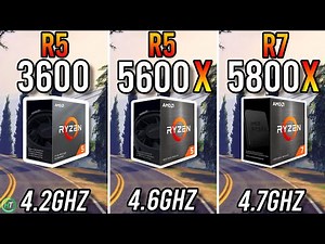 Ryzen 5 3600 vs Ryzen 5 5600X vs Ryzen 7 5800X - Tested in 2023