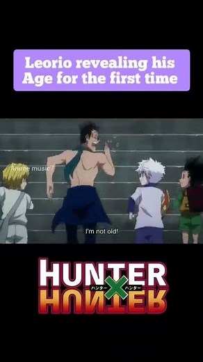 so how old is Leorio 🤔 #hunterxhunter #anime