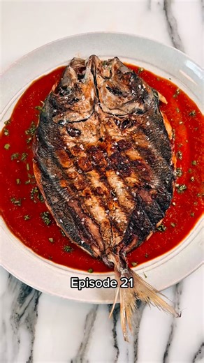 Andrej Urosevic on Instagram: "COOKING EVERY FISH IN THE WORLD 🐟 🌎 • Episode 21 - Atlantic Horse Mackerel / Scad • BIN: Trachurus trachurus Fr: Chinchard GER: Bastardmakrele / Stöcker IT: Suro / sugarello ESP: Jurel / chicharro CRO-SRB: Šnjur / šarun • Ingredients (for 2): Grilled fish: 2 x 400g whole horse mackerel Piri piri sauce: 1 large bell pepper 1 red onion 5 bird’s eye chillies Grated zest of 1 lemon 4 garlic cloves 1 tsp smoked paprika 1 tsp oregano 1 bay leaf 90ml lemon juice 60ml ci