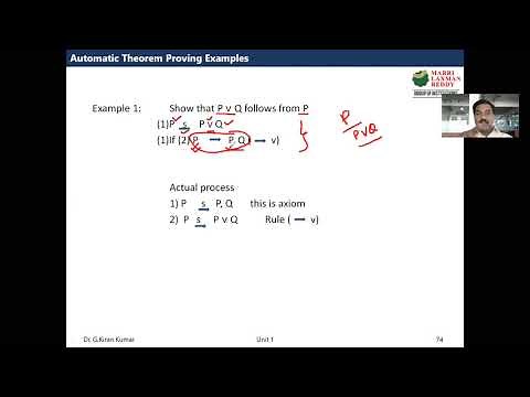 Automatic Theorem Proving (Example - 1)