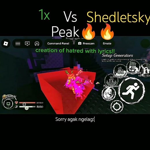 creation of hatred with lyrics #roblox #forsaken #lms