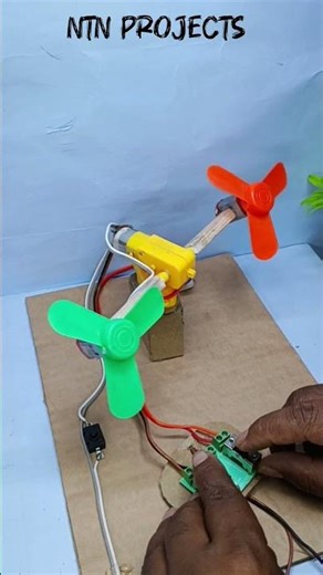 Amazing 🔥 360° & Double Axis Rotating Propeller ⚡🔌 #experiment#new#amazing #hacks#ideas#new#simple