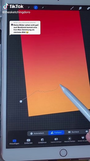 Iron Man Drawing Tutorial in Procreate