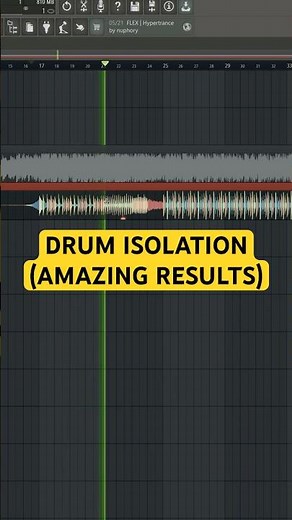 How good can FL Studio ISOLATE the DRUMS from songs? #shorts