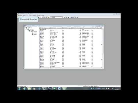 10 : How to Use a Siemens PG to Transfer Files to the MMC from Simatic manager || Step 7