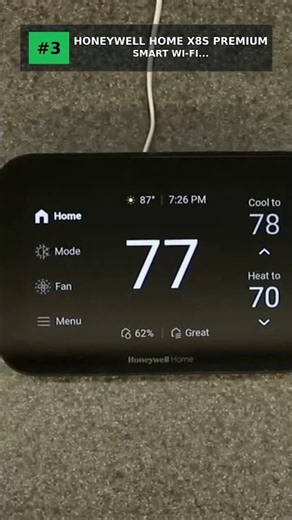 Top 5 Smart Thermostats For Home Heating 2026 #shorts