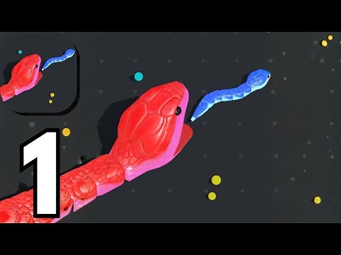 Snake Clash - Gameplay Walkthrough Part 1 Tutorial NEW Mobile Game (Android,ios)