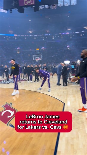 The return never gets old. Welcome back, LeBron. 🙌 Video: Paris McGee Jr, Clevelanddotcom | cleveland.com