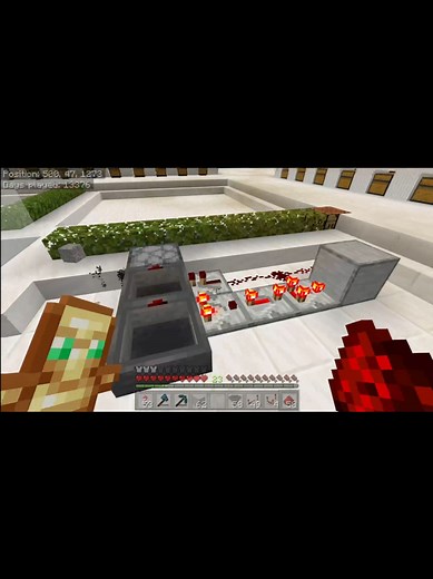 minecraft dropper clock. #minecraft #Redstone #tutorial #clock