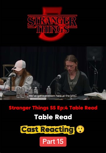 Table Read Stranger Things S5E4 #strangerthings #usa🇺🇸 #strangerthingsedit #elevenstrangerthings #strangerthings5